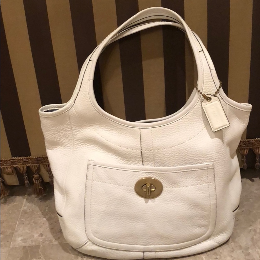 Coach Leather Hobo Bag